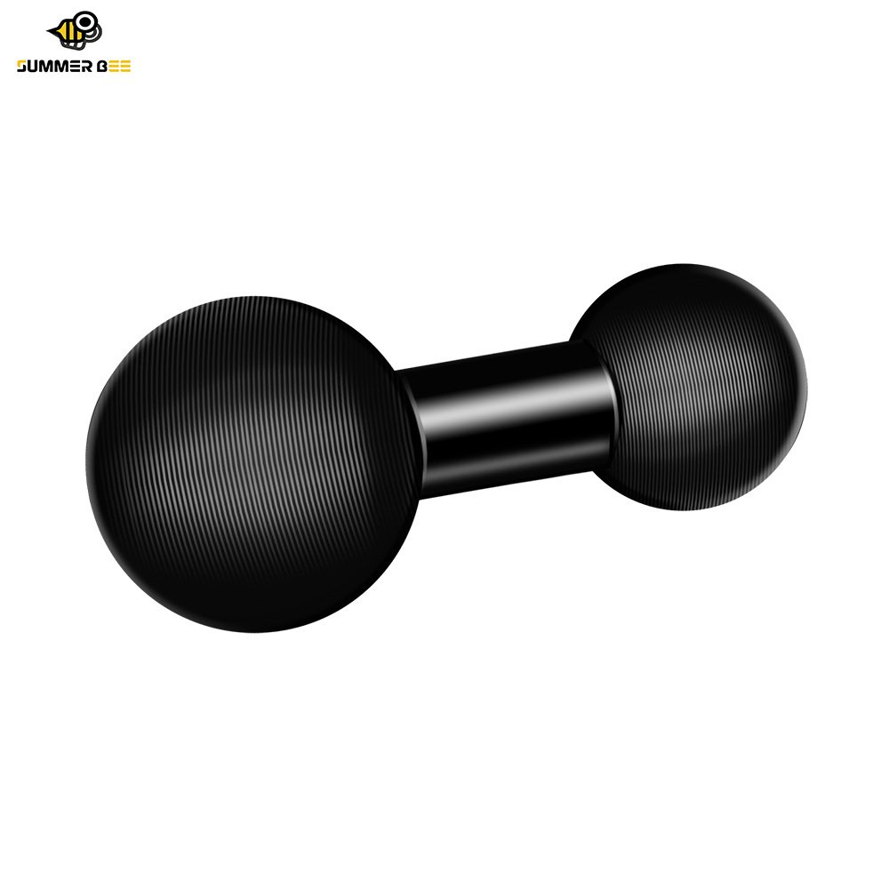 Summer Bee Dual Ball Socket Adapter 17mm/25mm to 17mm/25mm Composite Mounting Arm for Garmin GPS Action & Sports Camera Bracket