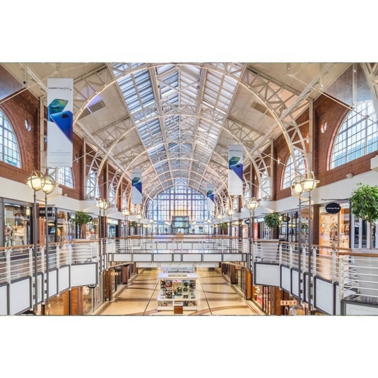 Modernized High-End Commercial Hall Steel Structure Shopping Mall