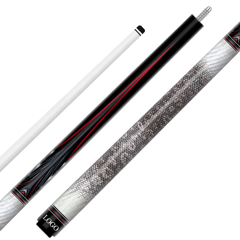 TQG-LC-C02 Billiards Cue 1/2 Split 12..5mm Maple Butt with Multiple Snooker Joint and Marking Carbon Fiber Pool Cue