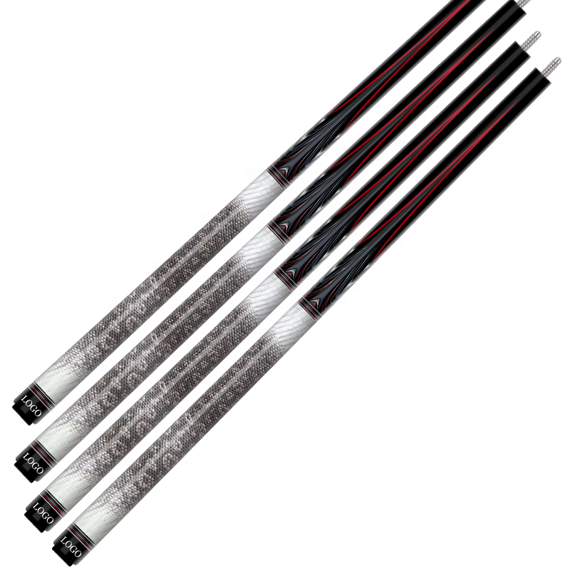 TQG-LC-C02 Billiards Cue 1/2 Split 12..5mm Maple Butt with Multiple Snooker Joint and Marking Carbon Fiber Pool Cue