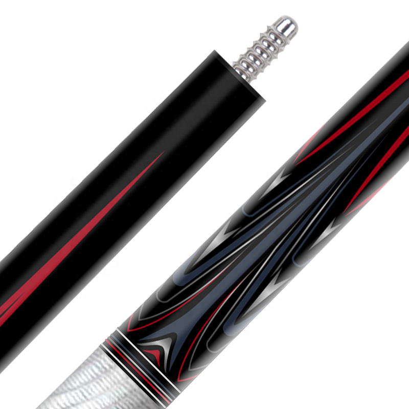 TQG-LC-C02 Billiards Cue 1/2 Split 12..5mm Maple Butt with Multiple Snooker Joint and Marking Carbon Fiber Pool Cue