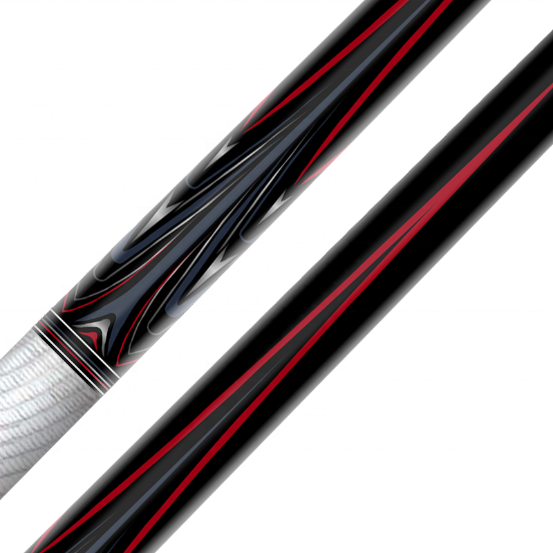 TQG-LC-C02 Billiards Cue 1/2 Split 12..5mm Maple Butt with Multiple Snooker Joint and Marking Carbon Fiber Pool Cue