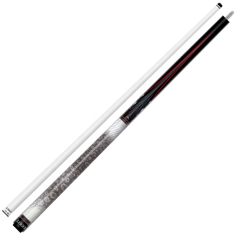 TQG-LC-C02 Billiards Cue 1/2 Split 12..5mm Maple Butt with Multiple Snooker Joint and Marking Carbon Fiber Pool Cue