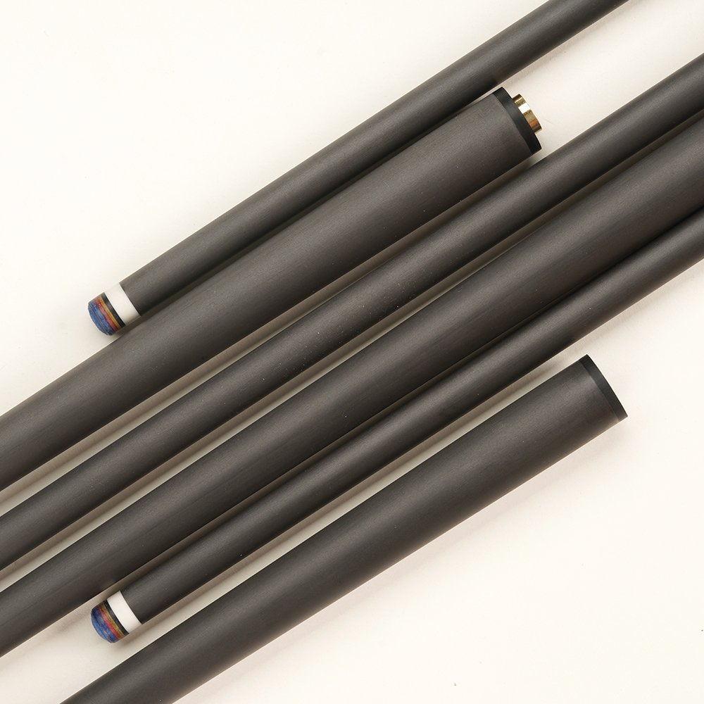 Customize Pool Cue Shaft Carbon Fiber Billiard Stick Pool Forearm Uni-loc 3/8*8 Radial/Wavy Joint10.5/11.5/12.4mm Single Shaft