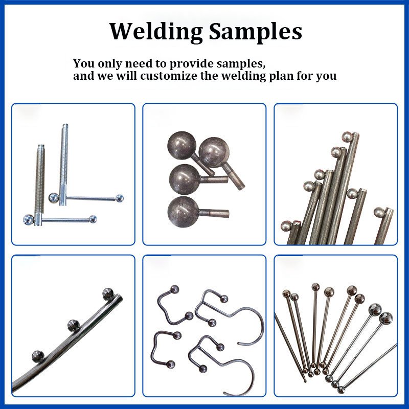 Single Side Double Head Ball Rod T Joint Spot Welding Machine