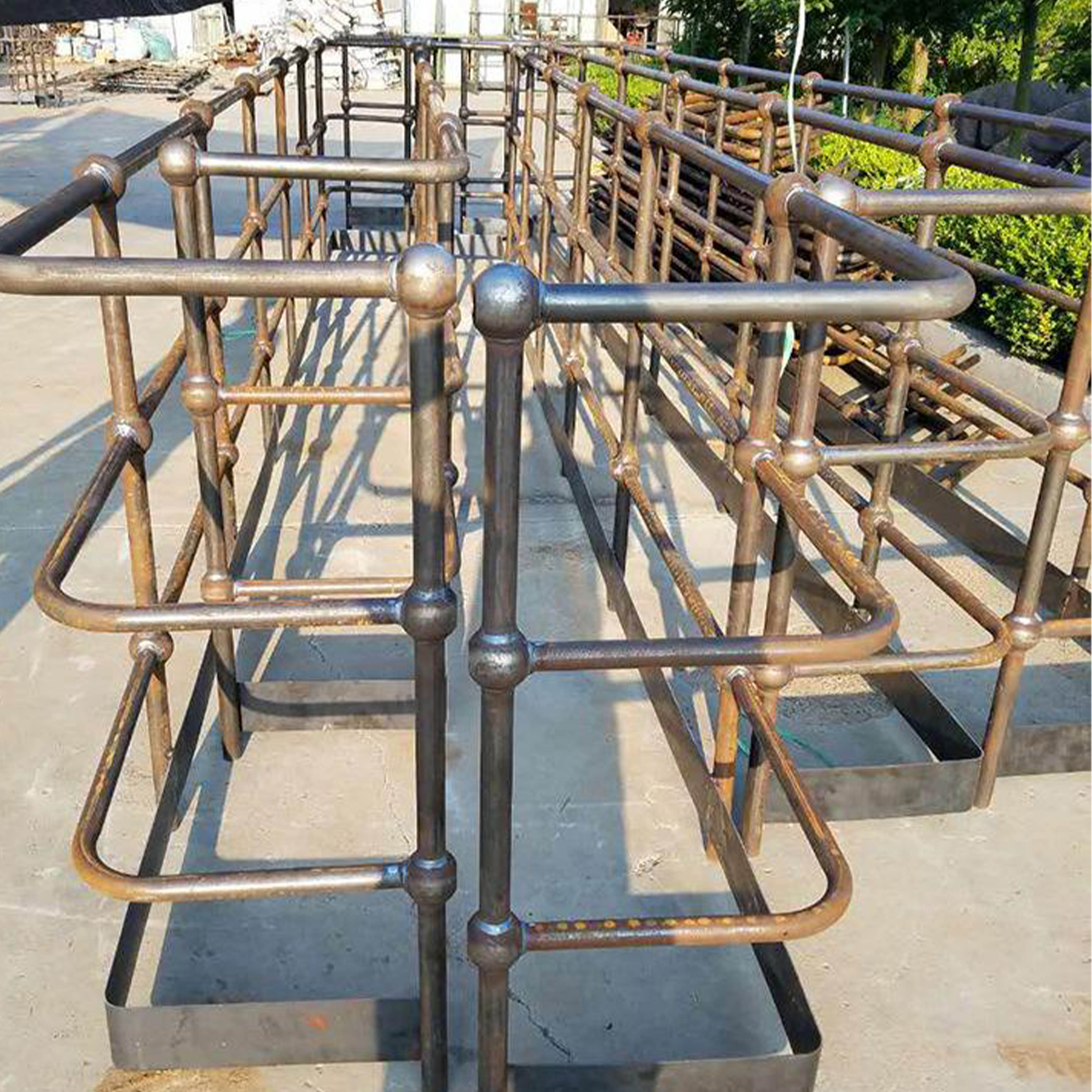 Steel Tubular Railing Bracket Post Ball Joint Handrail Stanchion