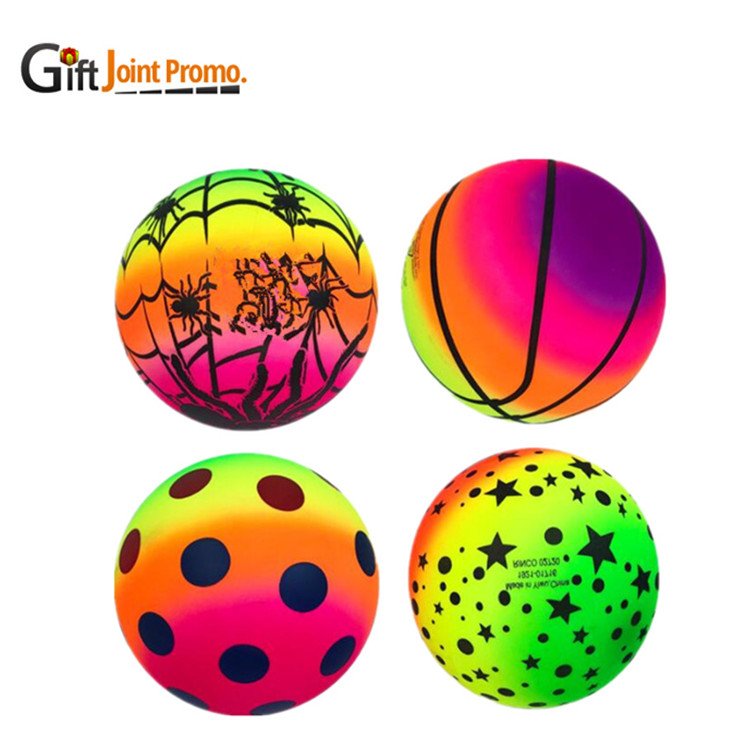 9 Inch Cartoon Plastic Pvc Toy Ball Inflatable Soccer Ball