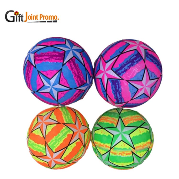 9 Inch Cartoon Plastic Pvc Toy Ball Inflatable Soccer Ball