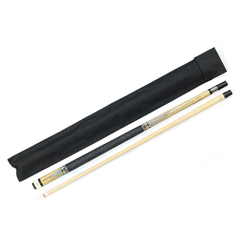 Pool Game Billiard Kit, 1PC Uni-lock Maple Pool Cue Stick+1PC Cue Canvas Bag Gift Set