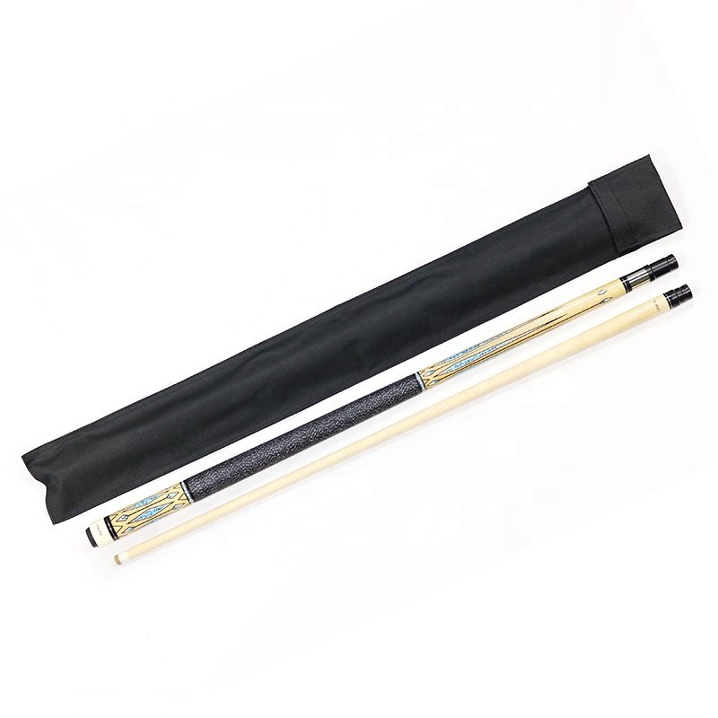 Pool Game Billiard Kit, 1PC Uni-lock Maple Pool Cue Stick+1PC Cue Canvas Bag Gift Set