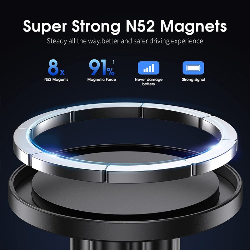 17mm Ball Joint Universal Magnet Head for Magsafe Car Mount Dashboard Windshield Air Vent