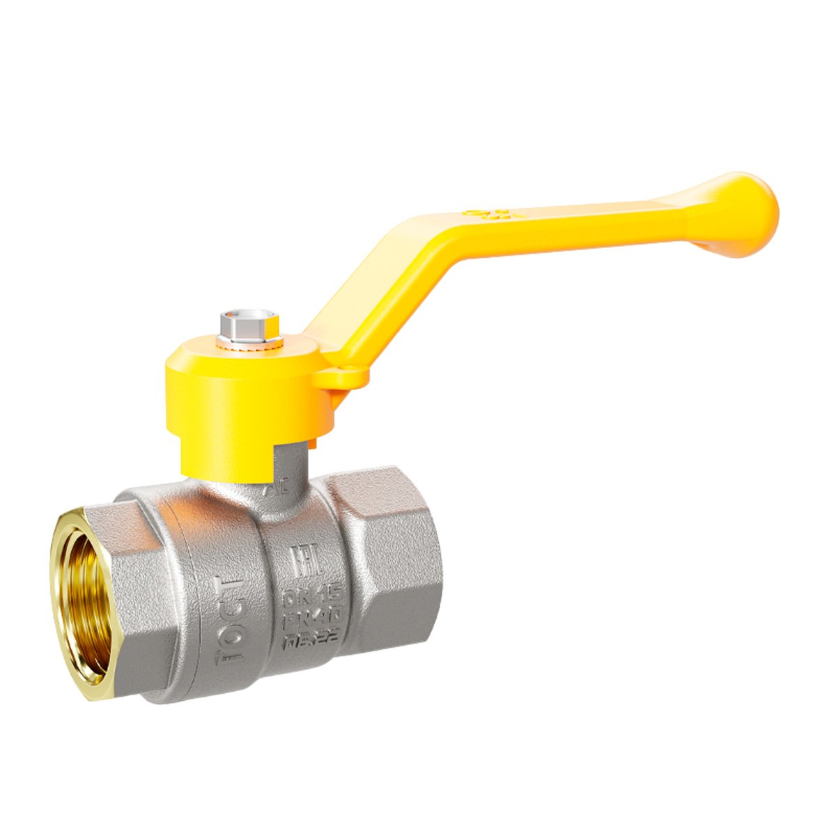 Brass Ball Valve LD Pride for Gas Media Female/female Thread
