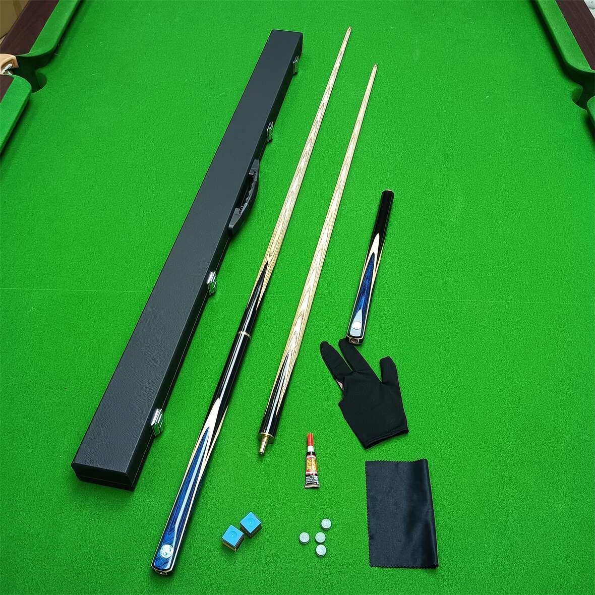 In Stock Hot Selling 10mm Tip Omin 3 / 4 Cue Sticks Handmade Billiards Snooker Cue With Extension and Case