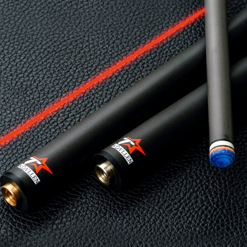 KONLLEN Carbon Fiber Billiard Pool Cue Stick Shaft Multiple Joints 12.4mm Navigator Tip Cue Stick Shaft