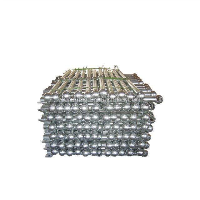 Factory Directly Supply Galvanized Ball Joint Post Galvanized Pipe for the Balustrade Steel Pipe Railing
