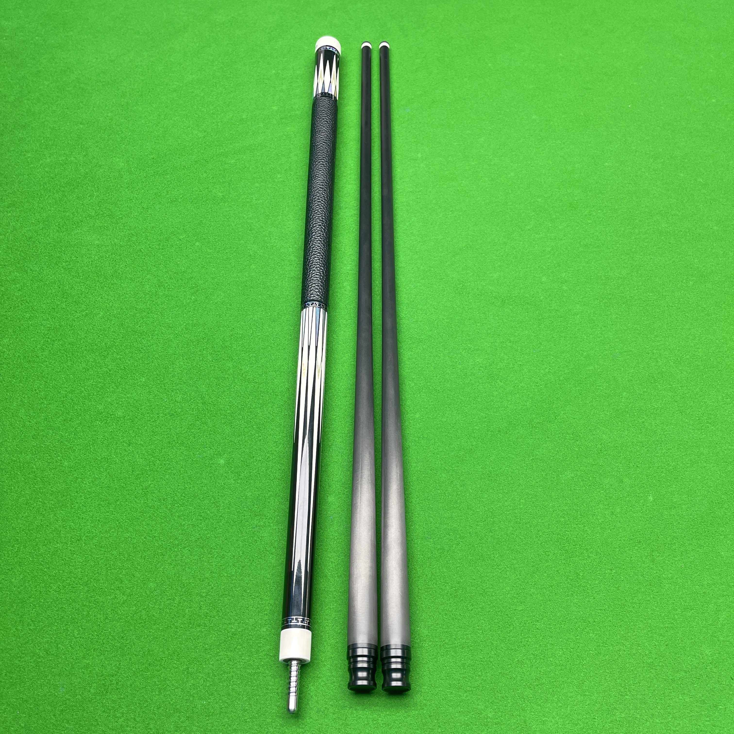 Carbon Fiber Pool Cue Shafts With 3/8-10 Joint Low Deflection Protaper Pool Cue Shaft