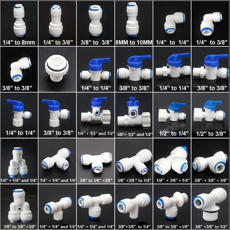 Valvulas De Agua Flush Fitting Water Filter Quick Fitting Quick Connector Water Purifier Tank Hydraulic Mini Flush Ball Valve