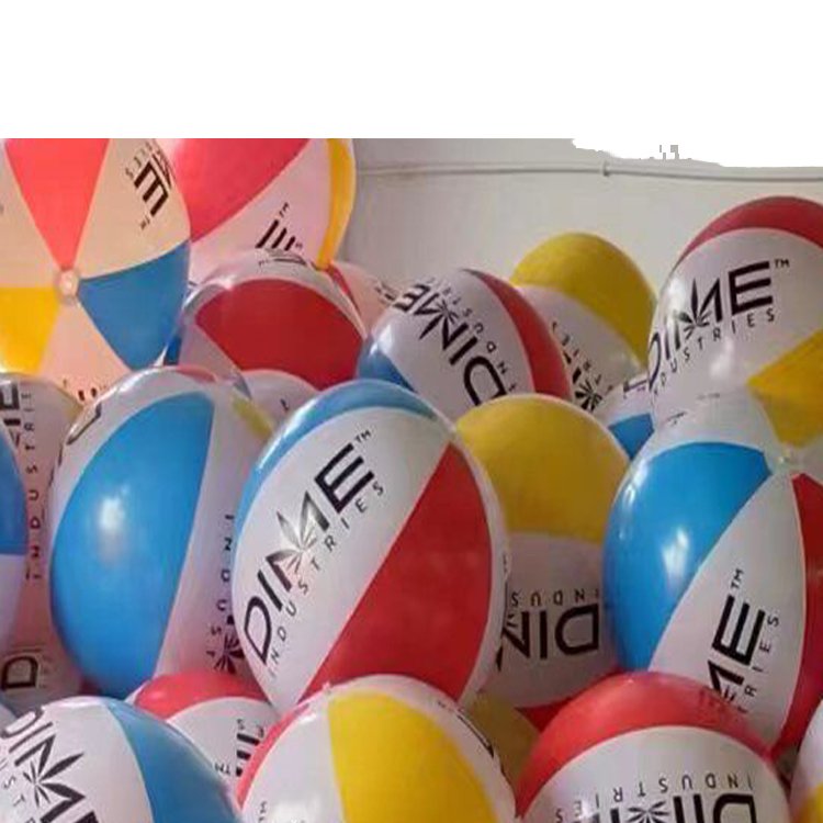 Hot Sale Summer Beach Inflatable Toy Large Beach Balls No Minimum With LOGO PVC Giant Beach Ball