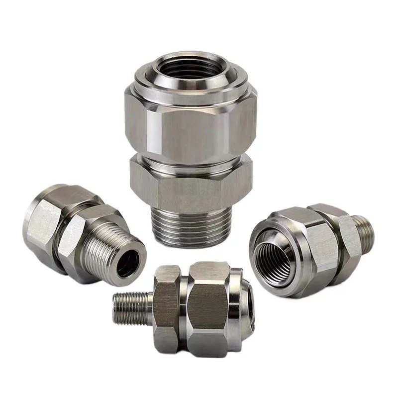 1/2 M rotating water spray nozzle adjustable direction nozzle stainless steel universal joint