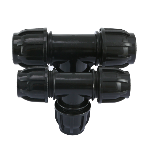HDPE PP Compression Joint Pipe Joint Hot Selling High-quality Threaded Tee Irrigation Union