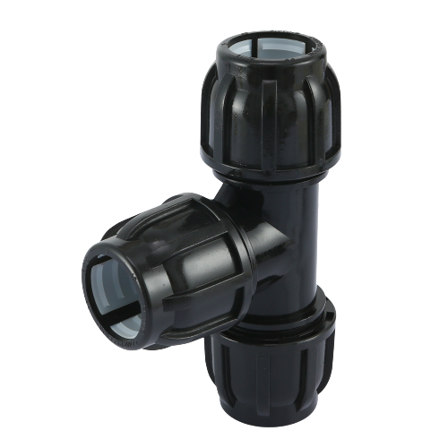 HDPE PP Compression Joint Pipe Joint Hot Selling High-quality Threaded Tee Irrigation Union