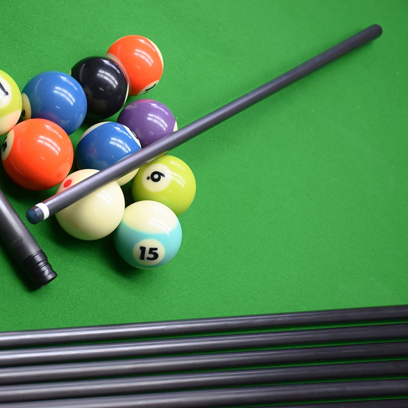 Hot Selling High Quality Carbon Fiber Cue Stick and Extension 13mm Break Cue for Billiards and Pool Sports