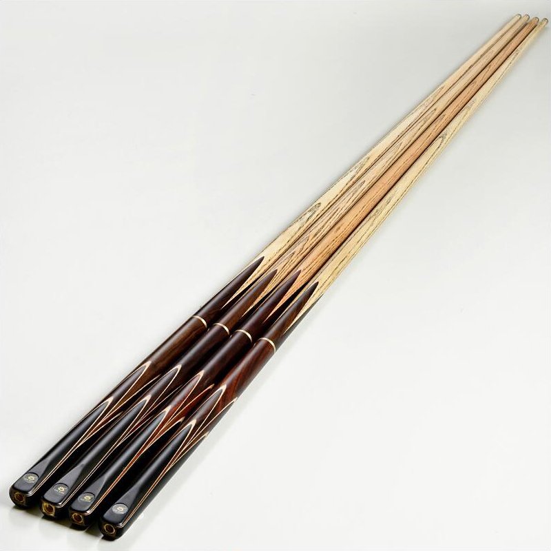O'MIN 3/4 Snooker Cue with Case with Extension 9.5mm/10mm/11.5mm Tip Billiards Cue Stick