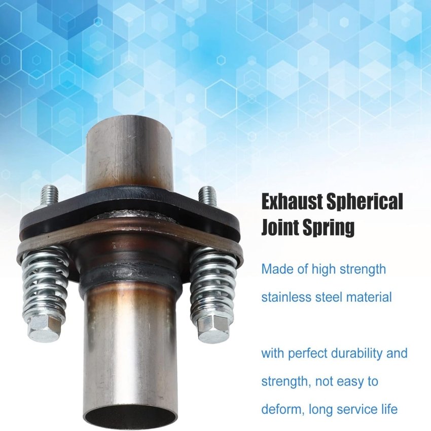 2 Inch 50.8mm Automotive Exhaust Ball Rolling Joints Spring Exhaust Spherical Joint for Exhaust Flexible Pipe