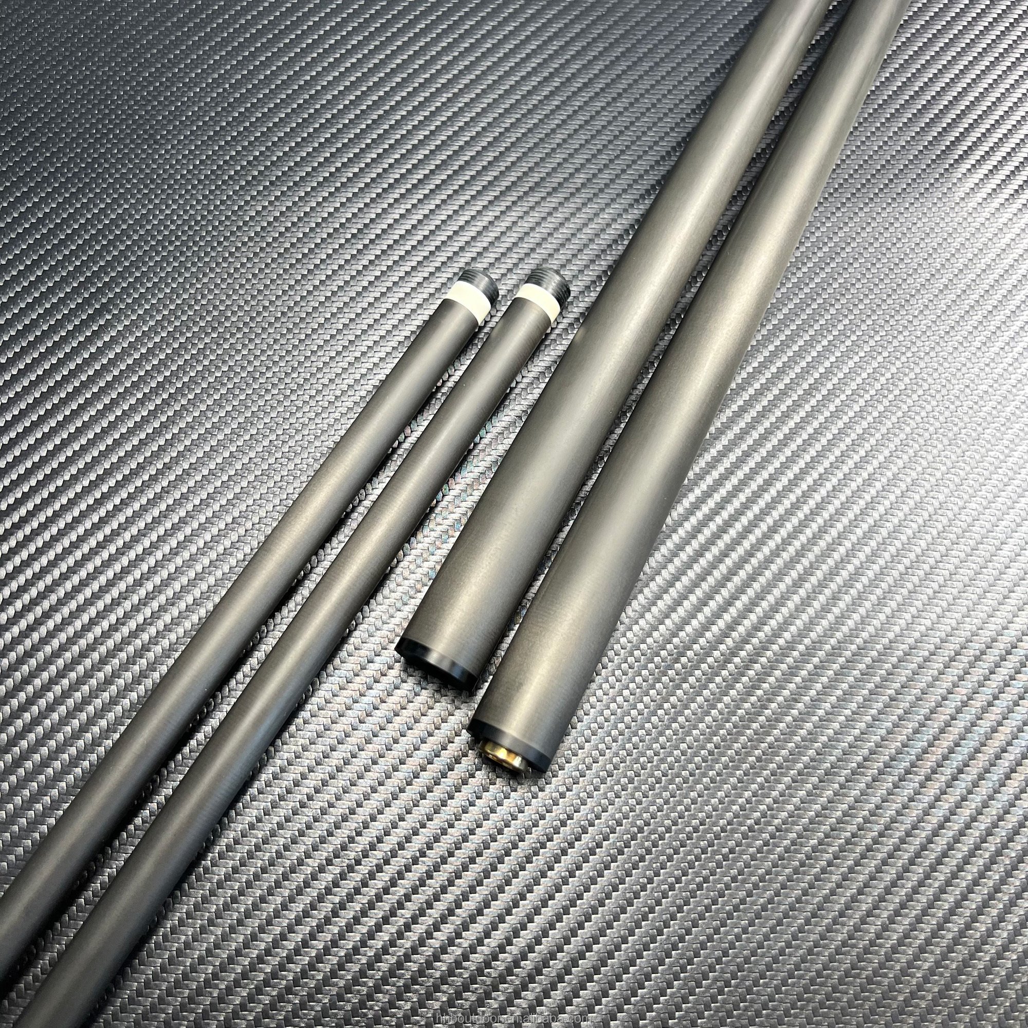 Best ultra Low Deflection 11.8 12.4 12.5 12.9 Carbon Fiber Shaft Pool Cue Uniloc