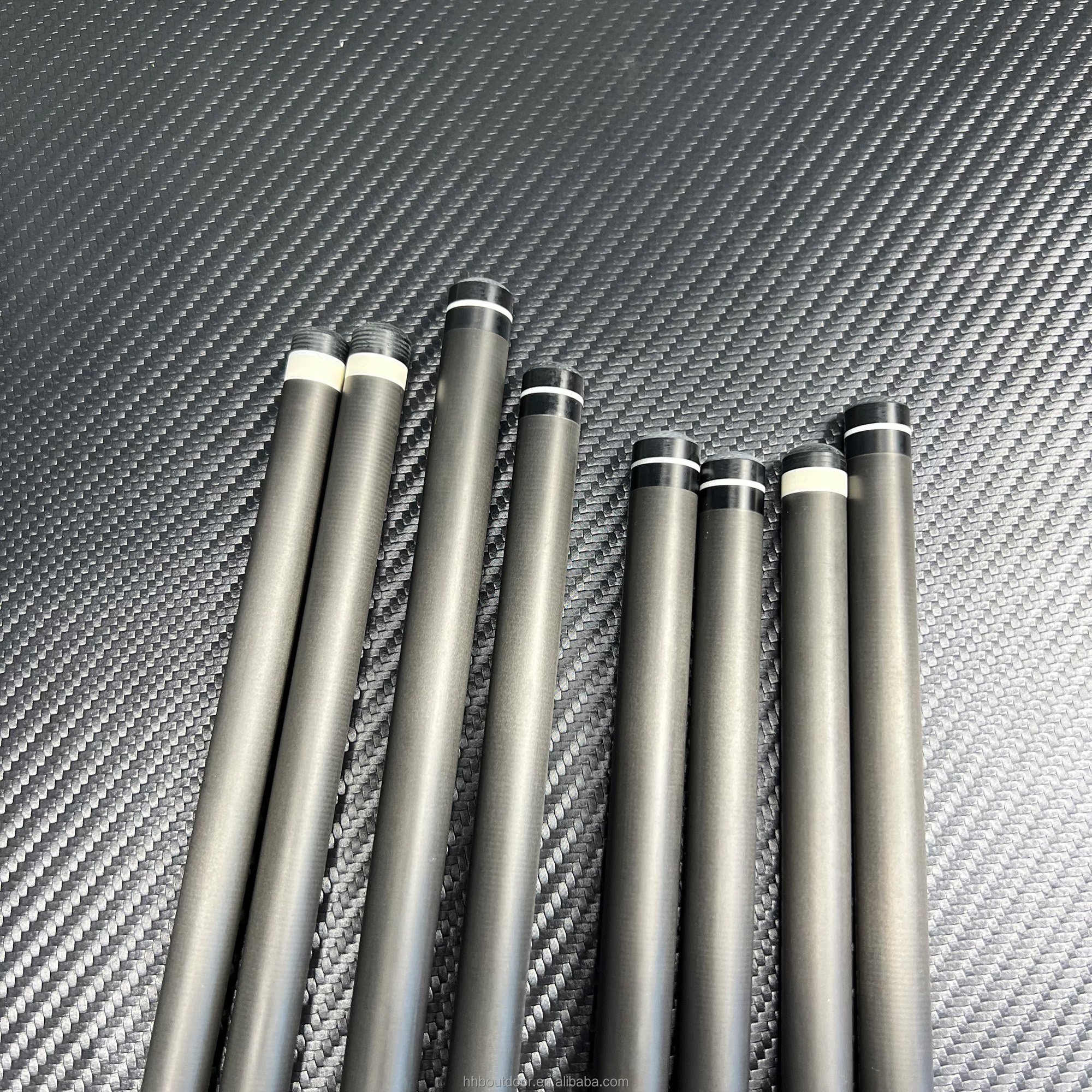 Best ultra Low Deflection 11.8 12.4 12.5 12.9 Carbon Fiber Shaft Pool Cue Uniloc