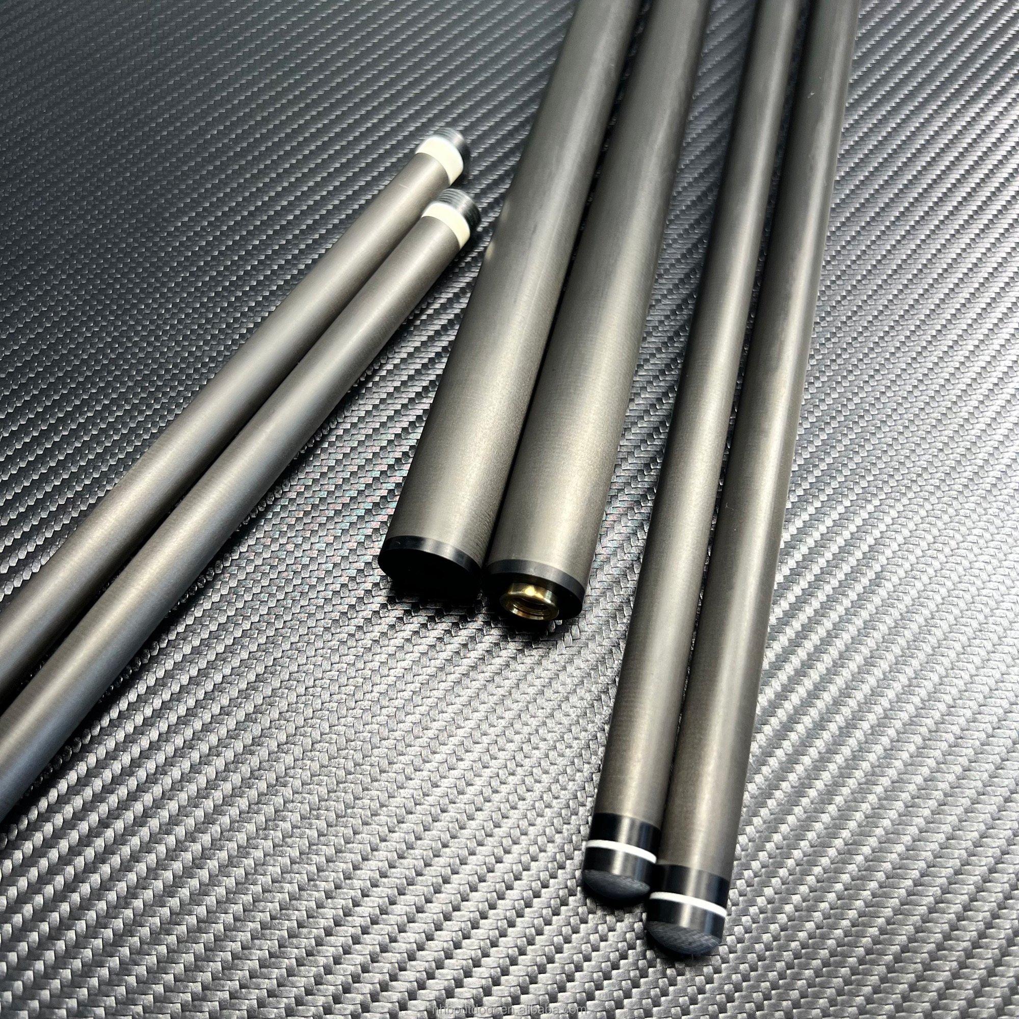 Best ultra Low Deflection 11.8 12.4 12.5 12.9 Carbon Fiber Shaft Pool Cue Uniloc