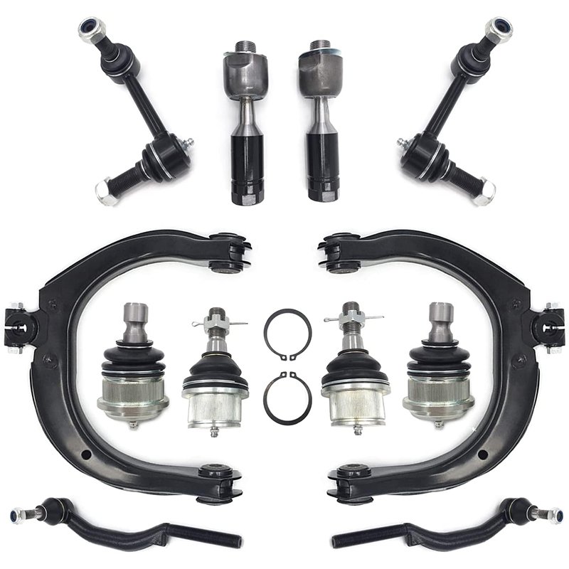 Front Upper Control Arm With Ball Joints Tie Rod Suspension Kit for CHEVROLET TRAILBLAZER 2004-2007