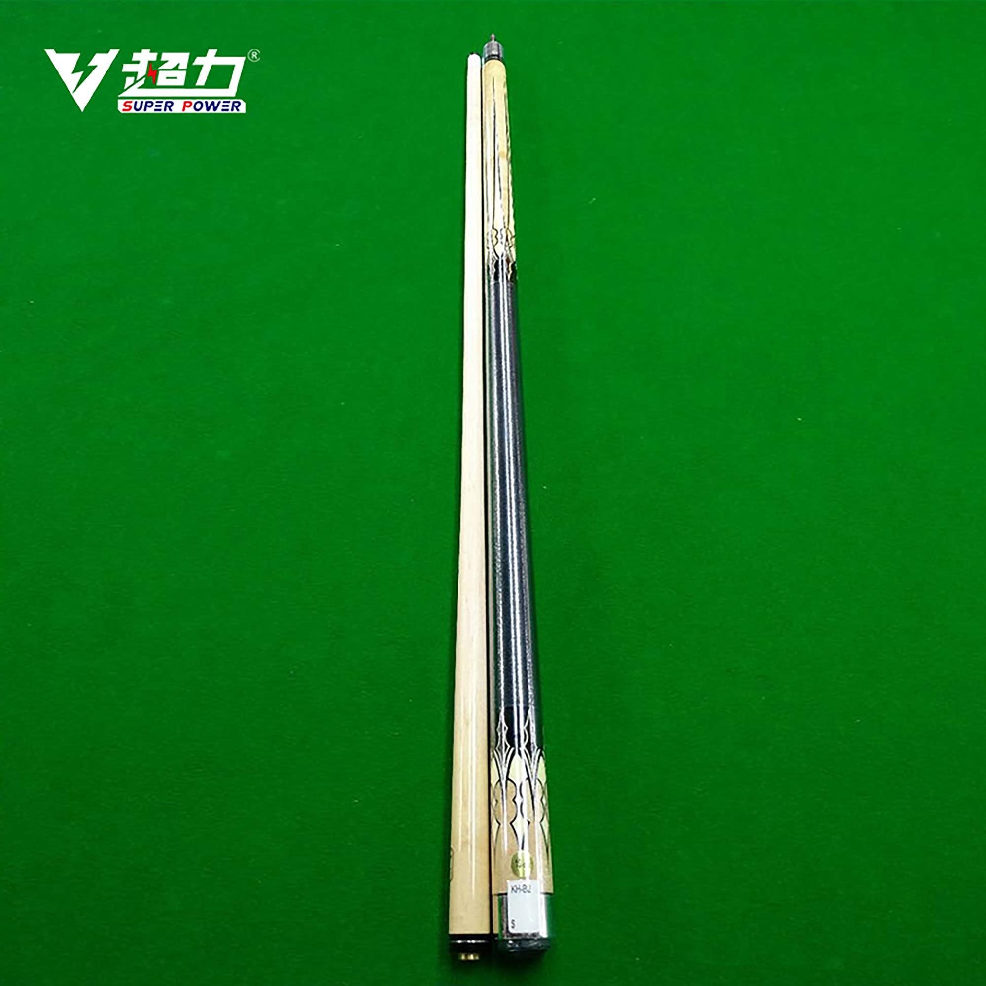 Customization Cheap Price Pool Cue 1/2 Joint Billiard Cue White Ash Snooker Cue