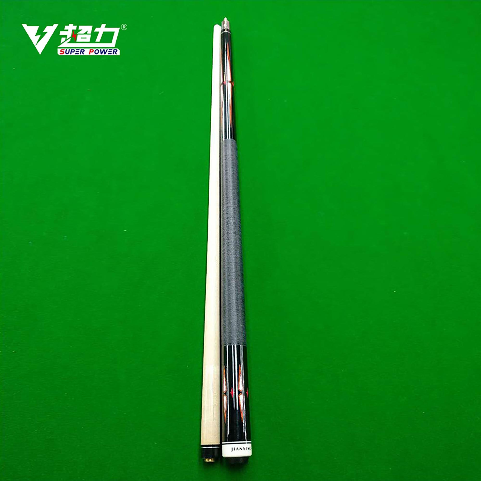 Customization Cheap Price Pool Cue 1/2 Joint Billiard Cue White Ash Snooker Cue