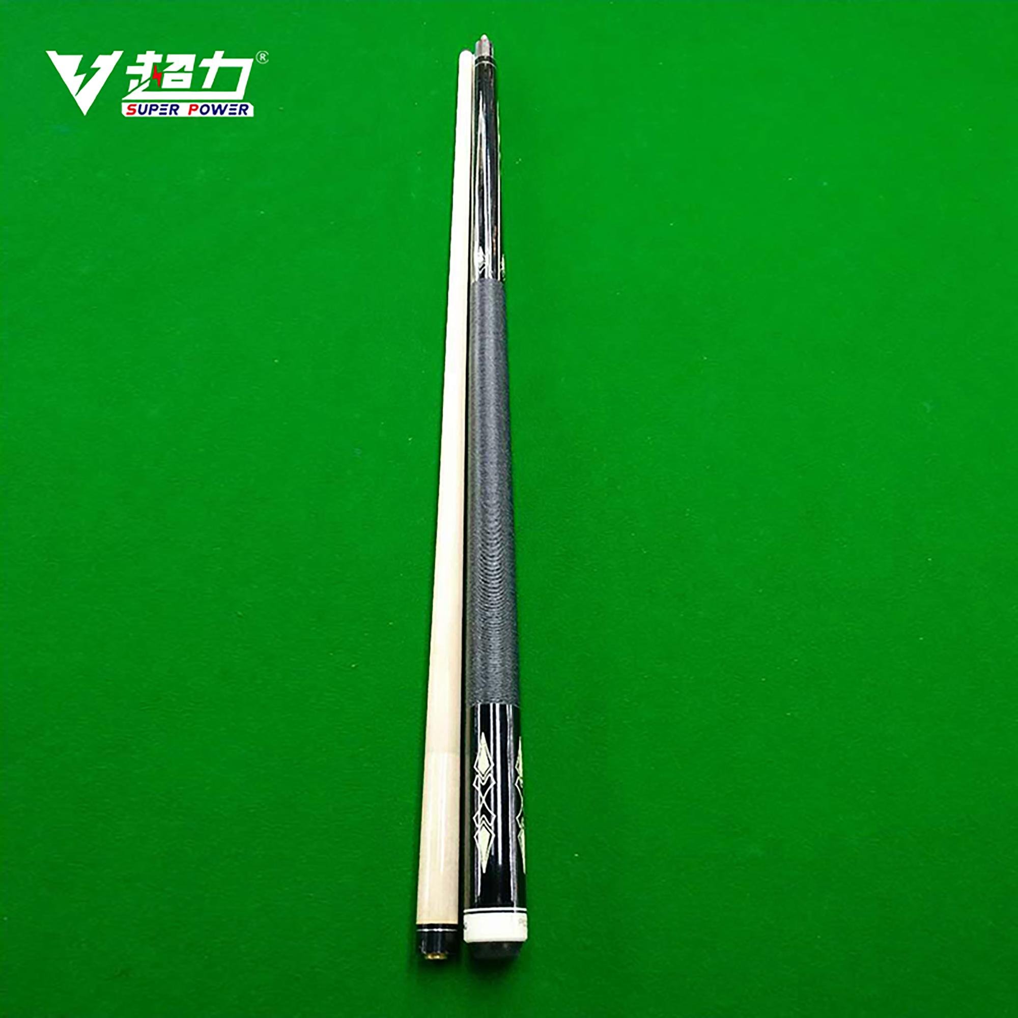 Customization Cheap Price Pool Cue 1/2 Joint Billiard Cue White Ash Snooker Cue