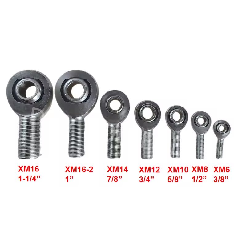 High Quality Radial Spherical Plain Bearing Thread Joint Male Ball Bearings Connecting Rod End Bearing Dssa 10t/k M6 M8 M10 M12
