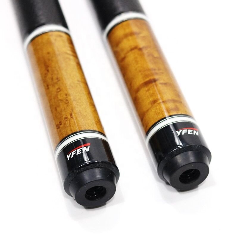 Superior Carbon Fiber Shaft Maple Wood Butt 12.5mm/11.5mm 1/2 Billiard Pool Cue With Extension