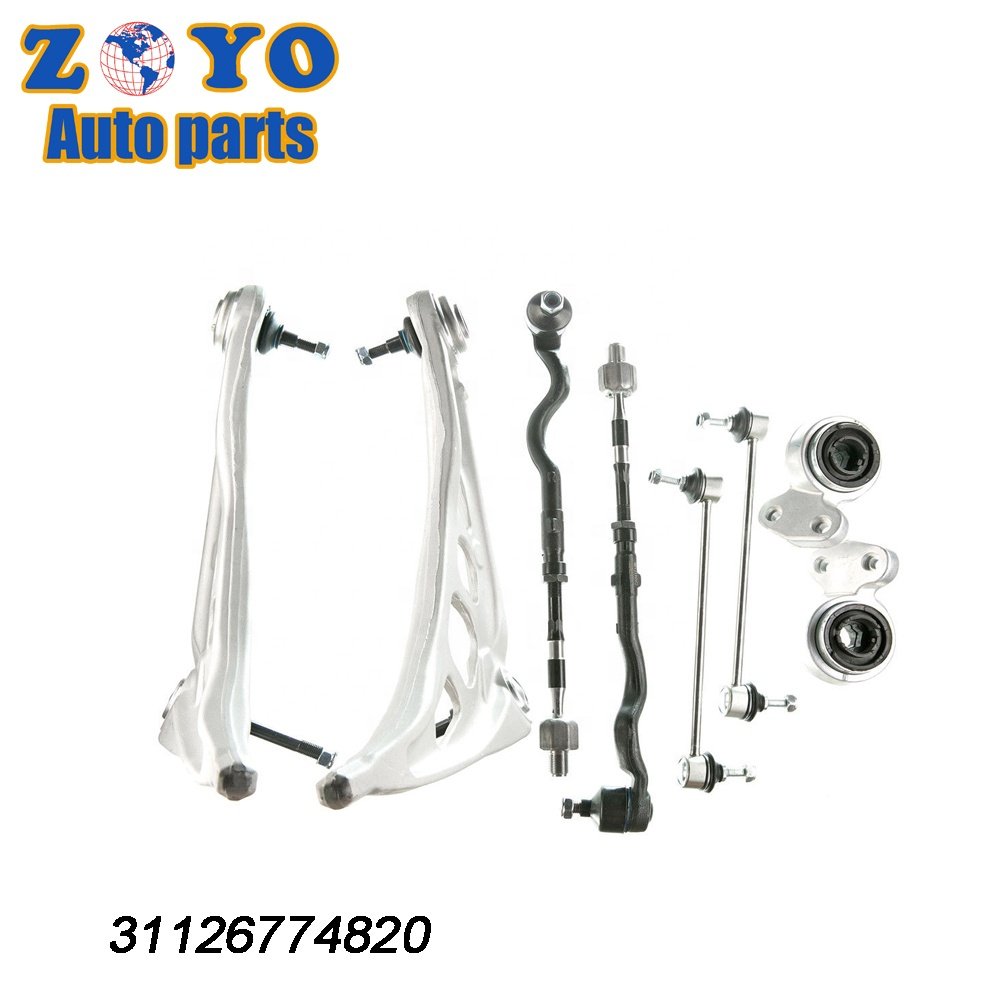 31126777851 31351095694 31122282122 Suspension Front Lower Control Arm Stabilizer Link Ball Joint Full Set for Bmw E46 Body Kit