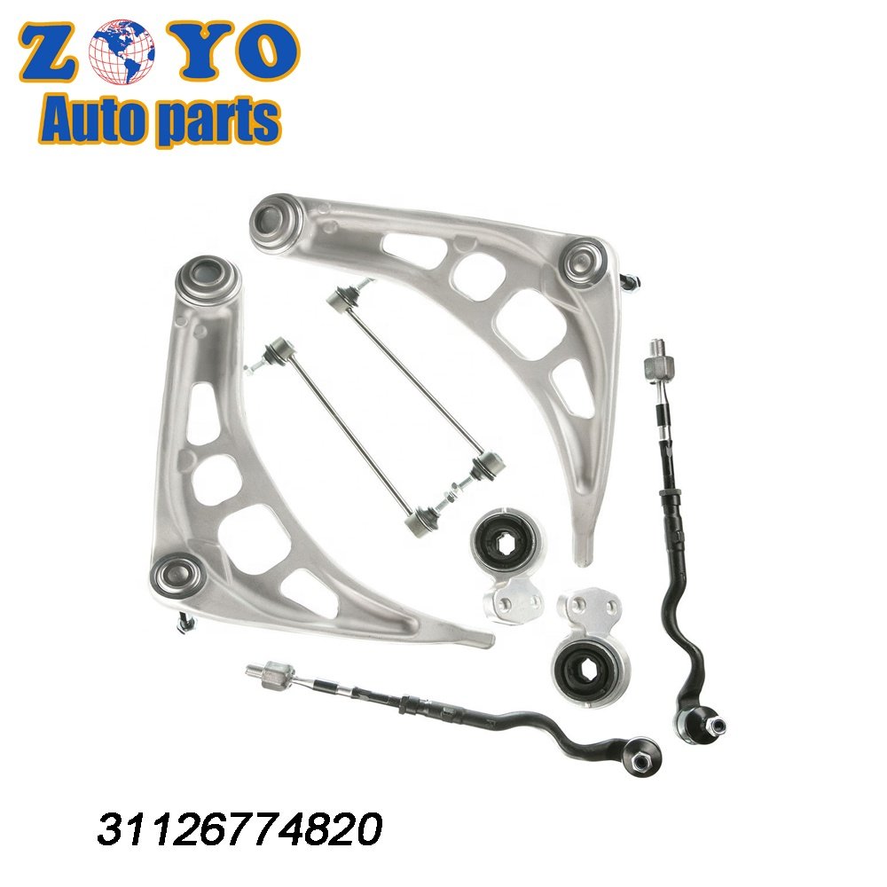 31126777851 31351095694 31122282122 Suspension Front Lower Control Arm Stabilizer Link Ball Joint Full Set for Bmw E46 Body Kit