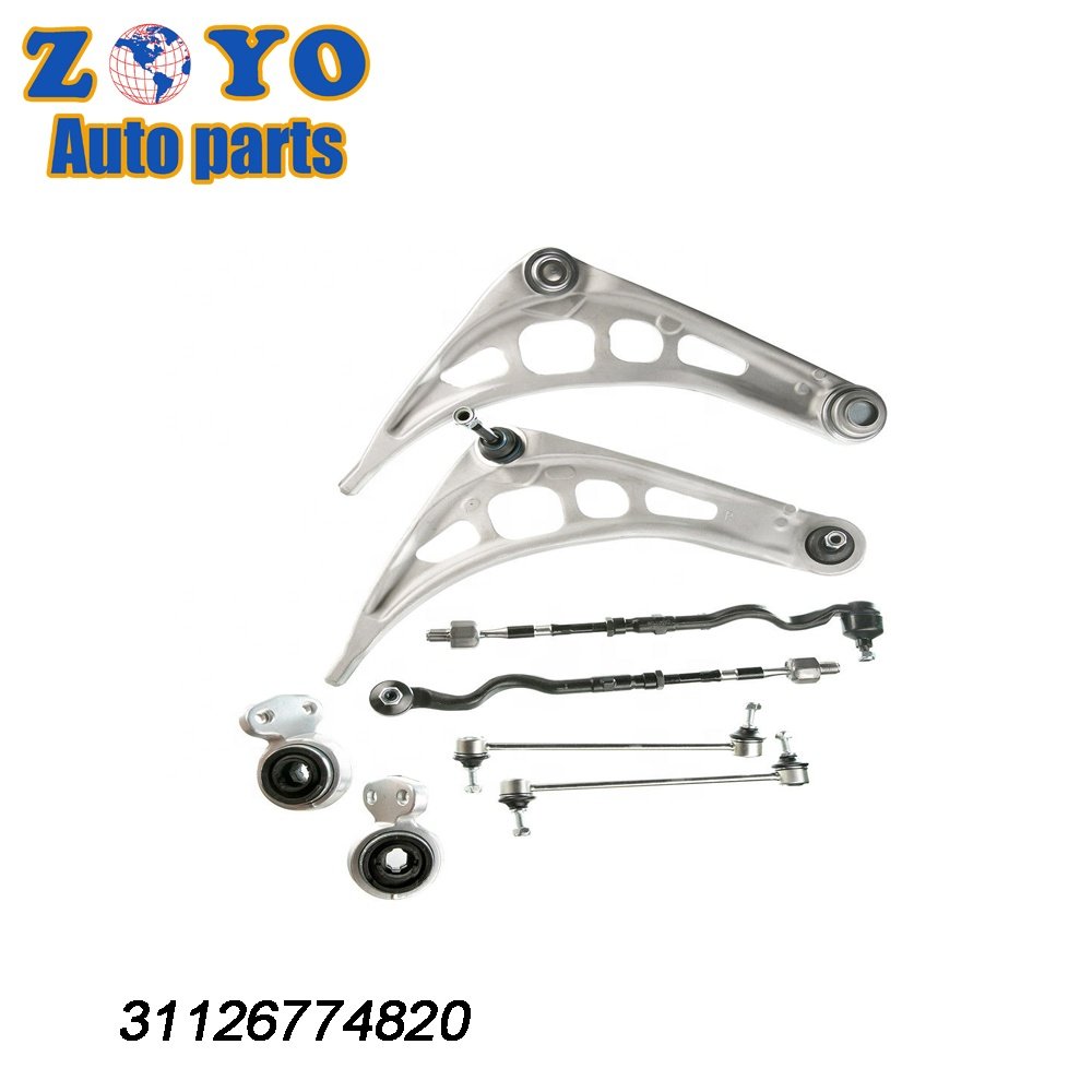 31126777851 31351095694 31122282122 Suspension Front Lower Control Arm Stabilizer Link Ball Joint Full Set for Bmw E46 Body Kit