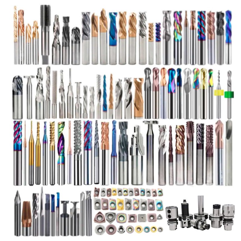 SUPAL 2/3/4 Flutes CNC Carbide Spherical Taper End Mill Conical Ball Nose Bit Tool Router Bits for Carving Wood Cutter Milling