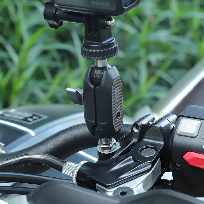 SMNU Motorcycle Aluminum Alloy Motorcycle Phone Holder Ball Joint Clip