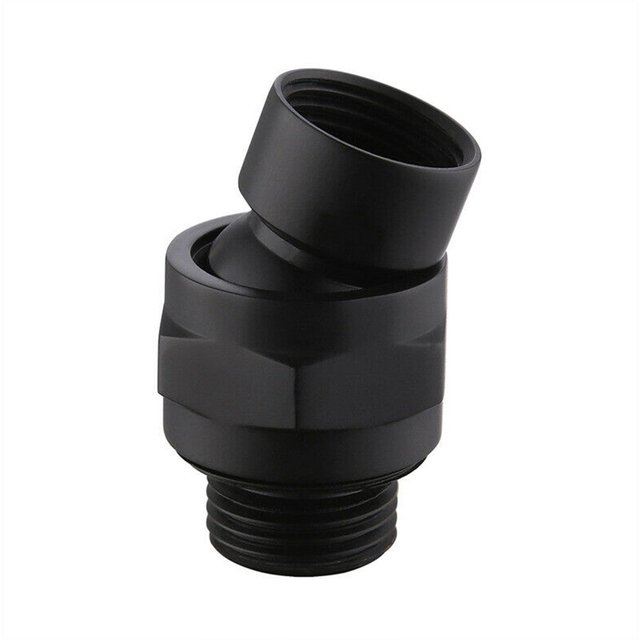 Bathroom Ball Joint Hardware Adjustable Angle Easy Install Swivel Adapter Shower Head Connector Rustproof Large Water Flow