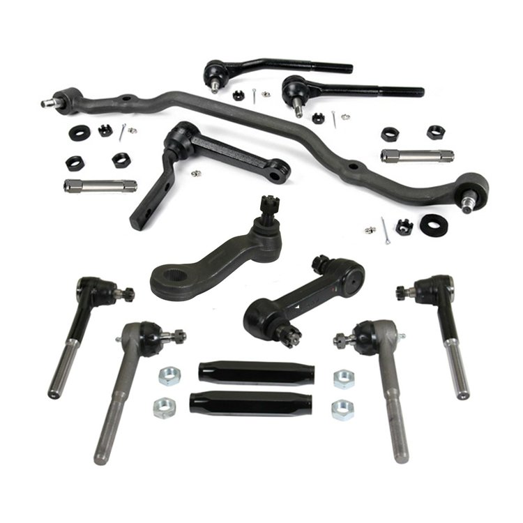 Free Shipping for Dodge Ram 1500 6pcs Front Upper Control Arm + Ball Joint + Tie Rod End