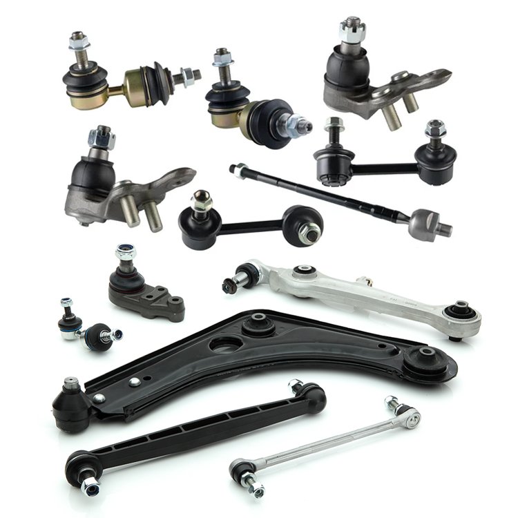 Free Shipping for Dodge Ram 1500 6pcs Front Upper Control Arm + Ball Joint + Tie Rod End