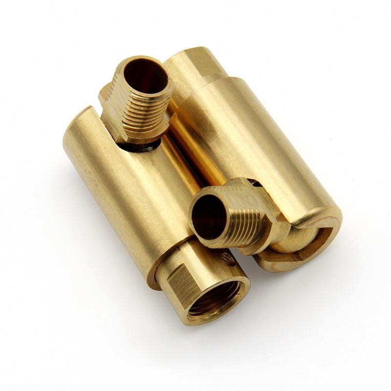 Customized High Quality Metal Universal Ball Swivel Joint Lamp Light Adjustable Brass Swivel Joints For Lighting