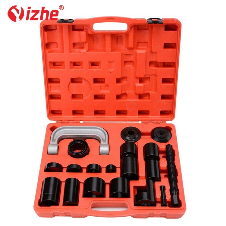 YIZHE 21Pcs Ball Joint Separator C Press Truck Car Repair Tool Service Kit Remover Installing Master Adapter Set
