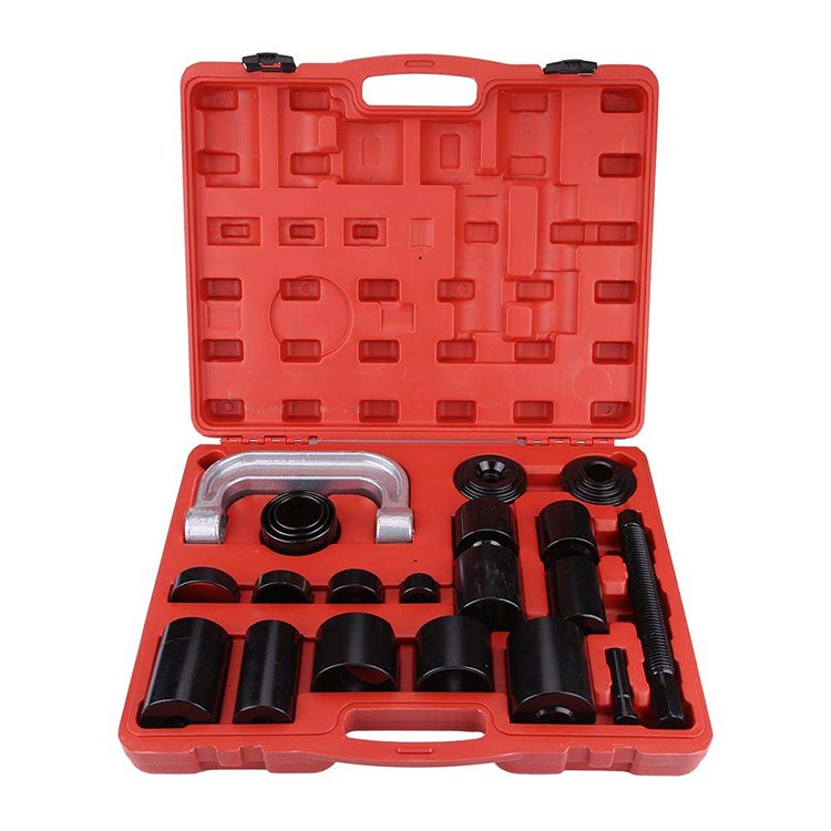 YIZHE 21Pcs Ball Joint Separator C Press Truck Car Repair Tool Service Kit Remover Installing Master Adapter Set