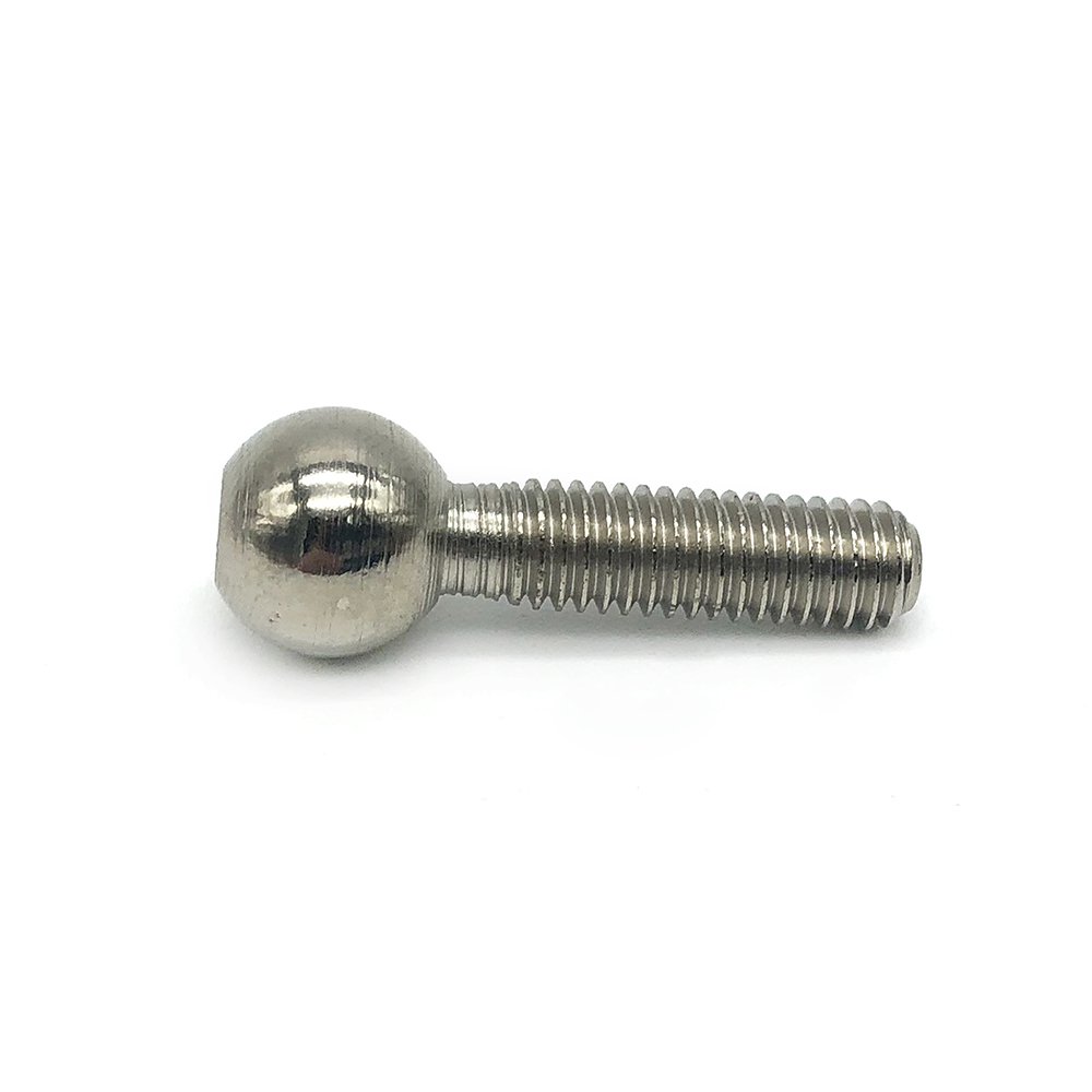 Nonstandard Customized Ball Head Screw with Washers High Precision Galvanized Carbon Steel Round Collar Ball Head Screw Bolts