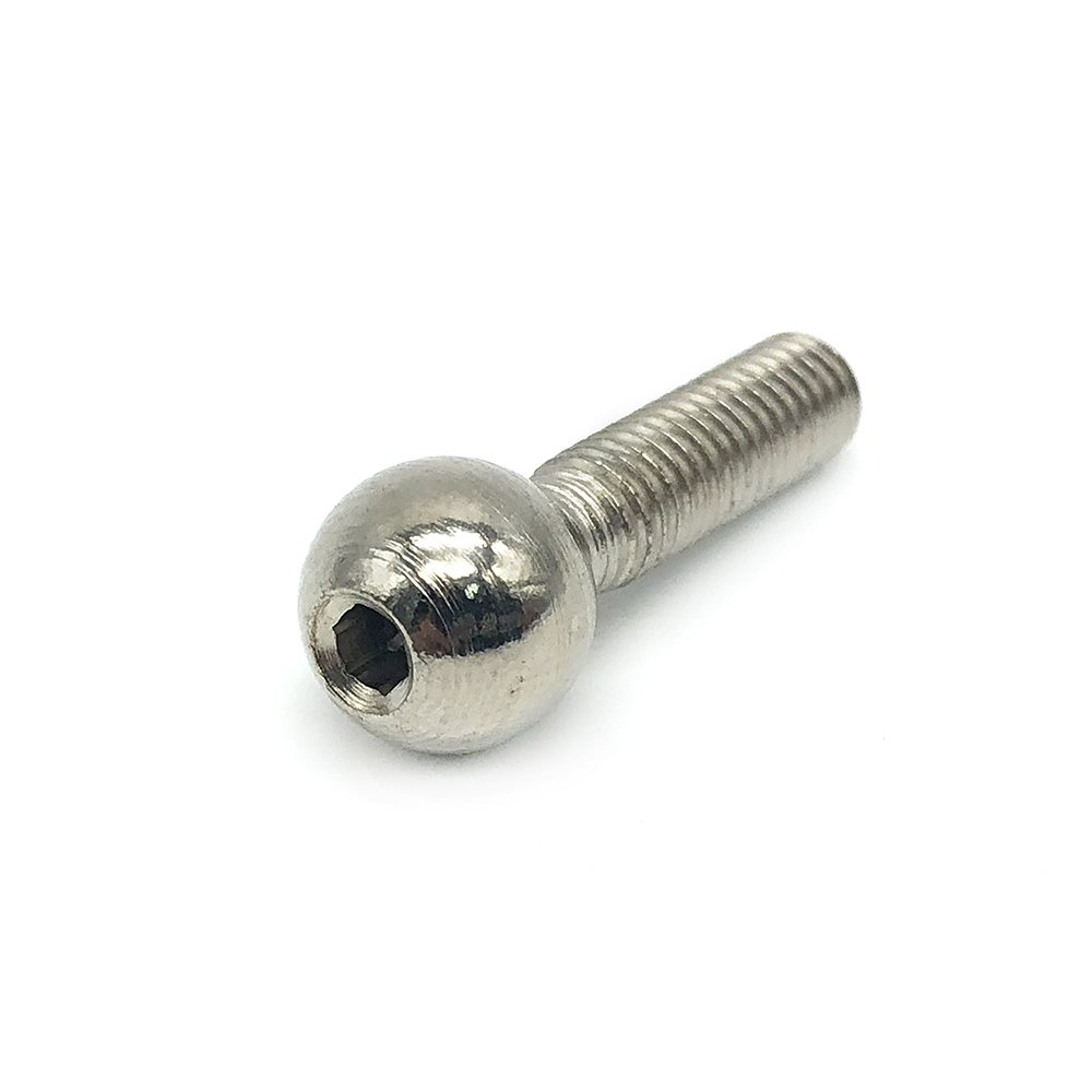 Nonstandard Customized Ball Head Screw with Washers High Precision Galvanized Carbon Steel Round Collar Ball Head Screw Bolts